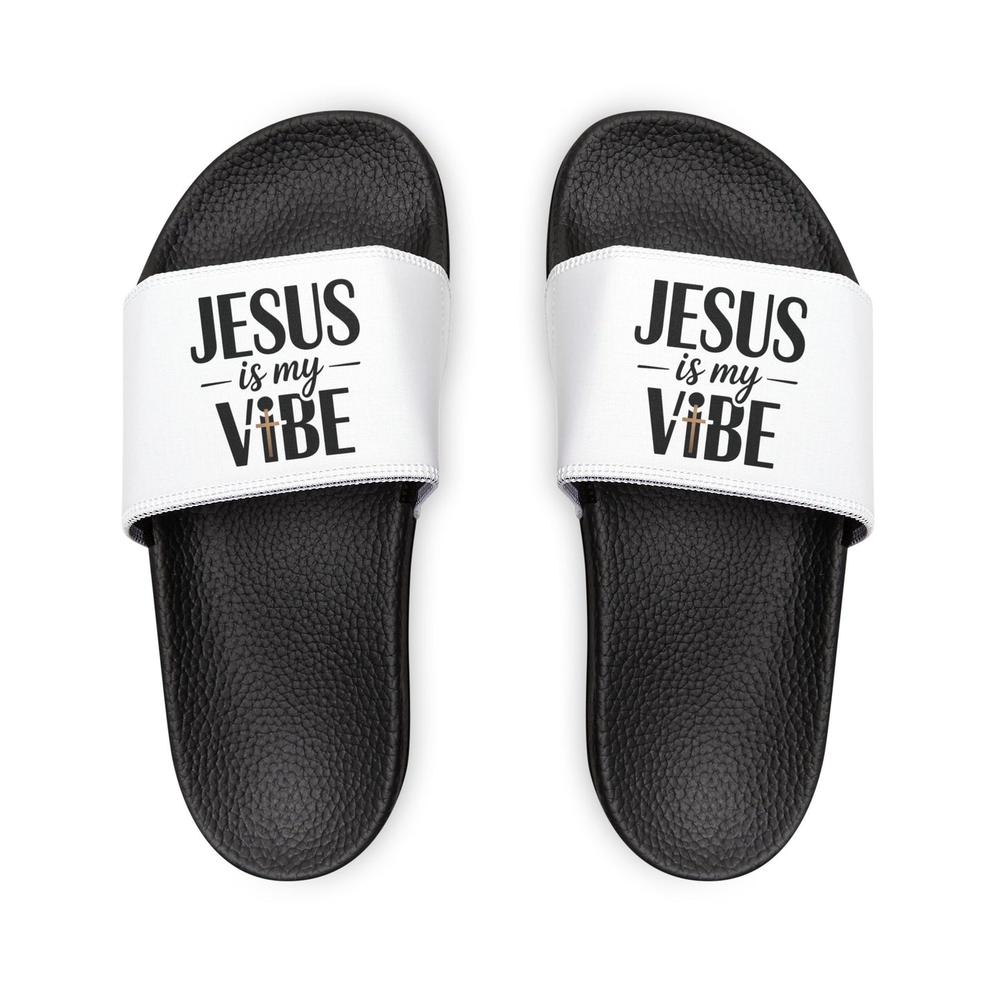 He is My Vibe Sandals, Men's Summer Slides, Casual Footwear, Poolside Fashion, Christian Gift, Vacation Essentials