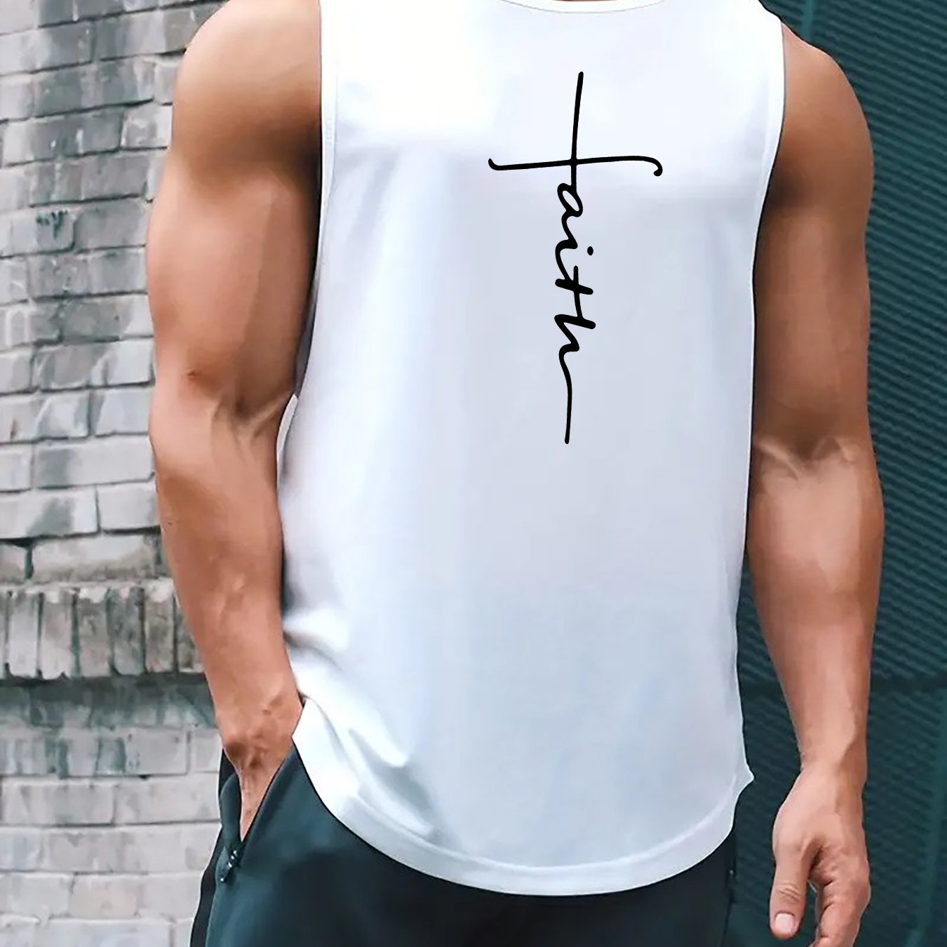 Faith Men's Christian Tank Top claimedbygoddesigns