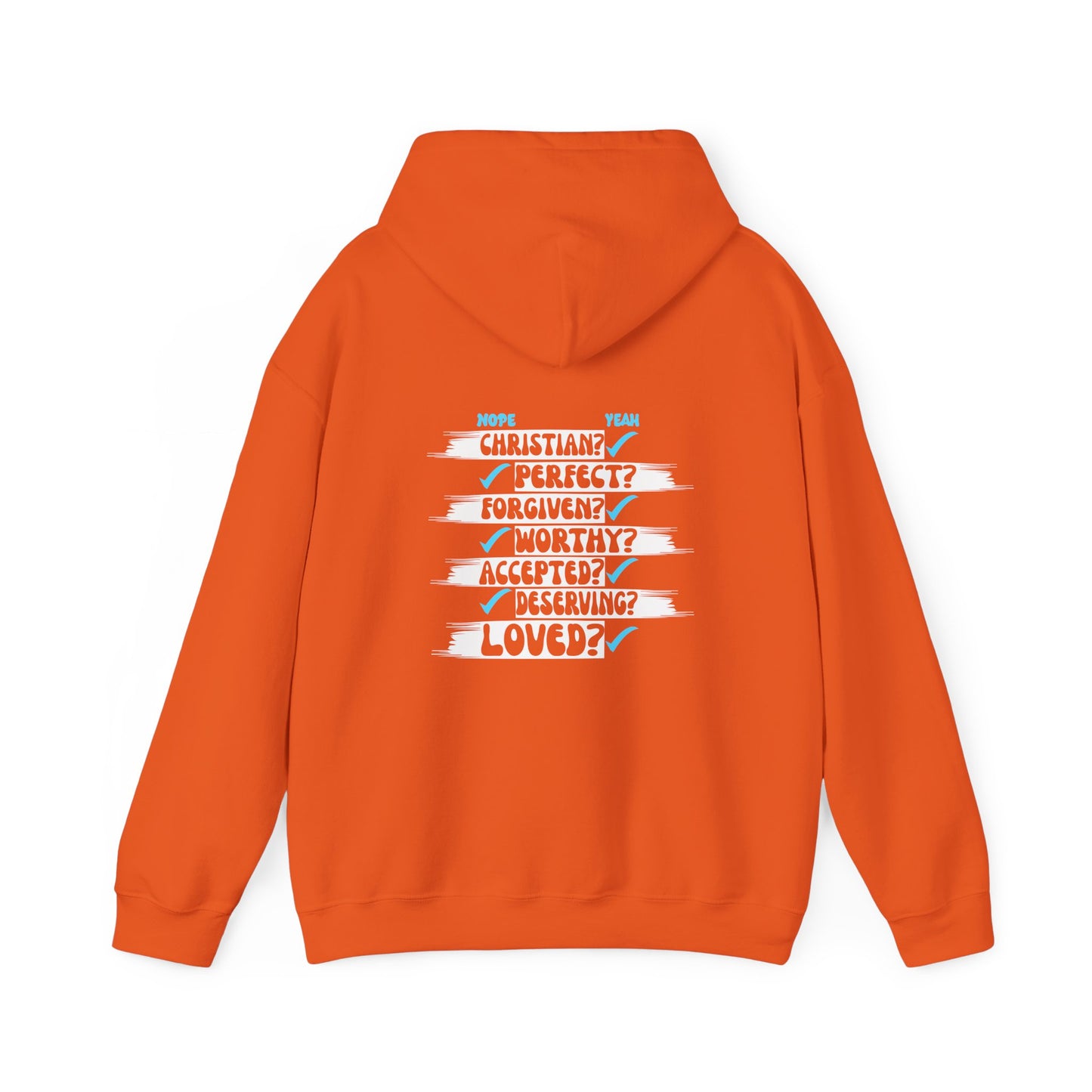 Child Of God Checklist Unisex Christian Hooded Pullover Sweatshirt