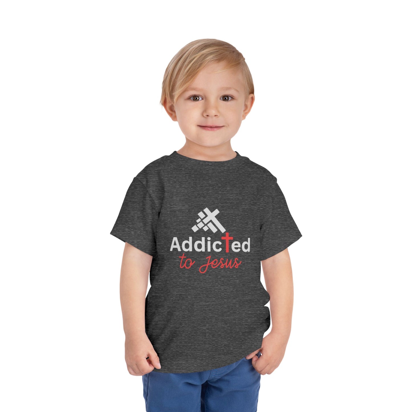 Addicted To Jesus Christian Toddler T-Shirt