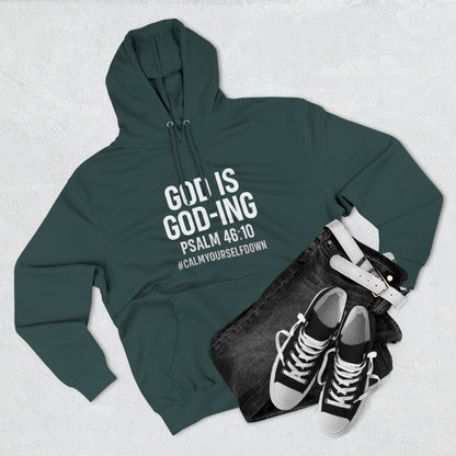 Faith - Inspired Fleece Hoodie | God is Good, Psalm 46:10, Cozy Gift, Spiritual Apparel, Inspirational Hoodie, Everyday Wear - ClaimedbyGodDesigns