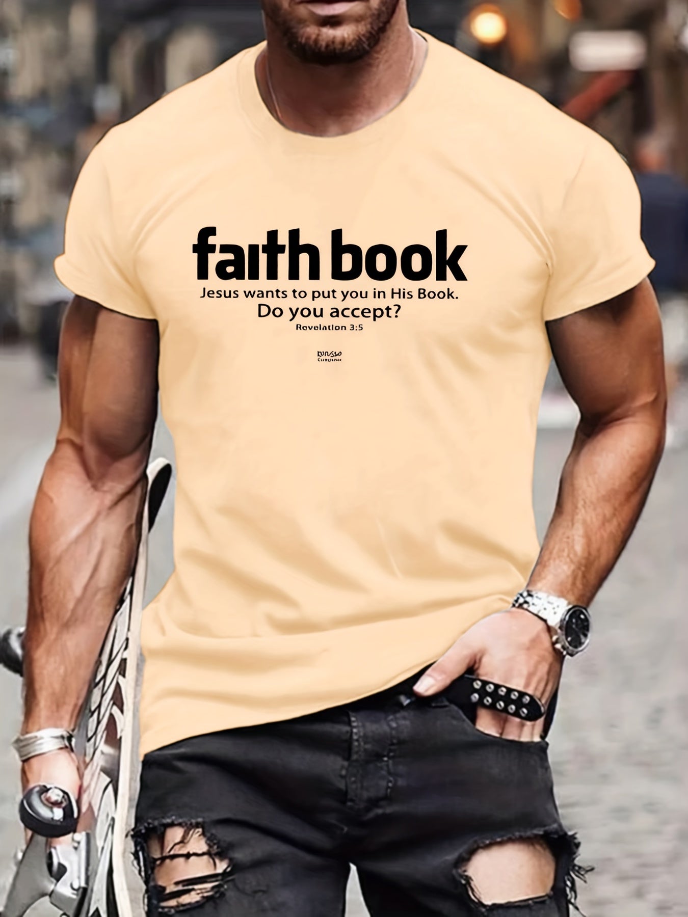 Faith Book: Jesus Wants To Put You In His Book Men's Christian T-shirt claimedbygoddesigns