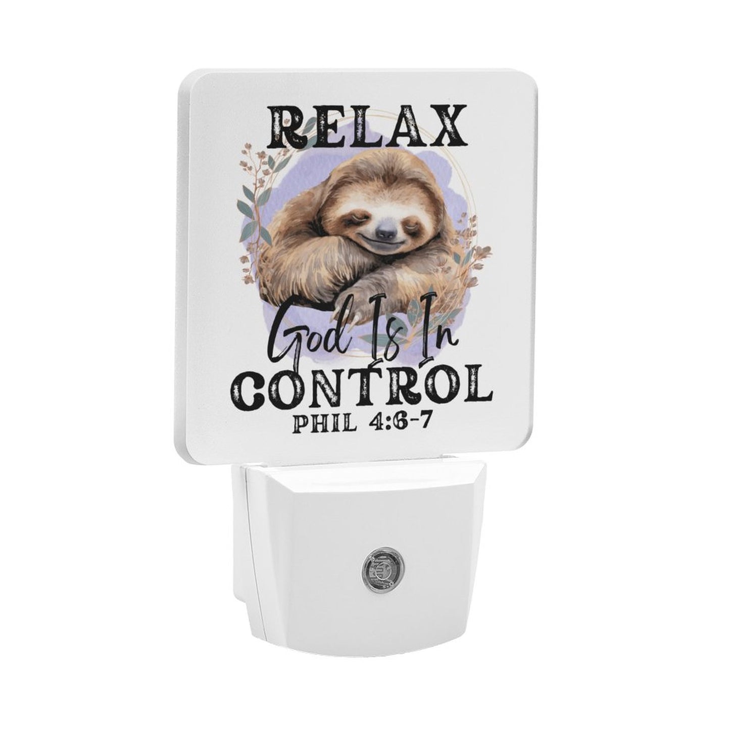 Relax He Is In Control Christian Night Light For Kids - ClaimedbyGodDesigns