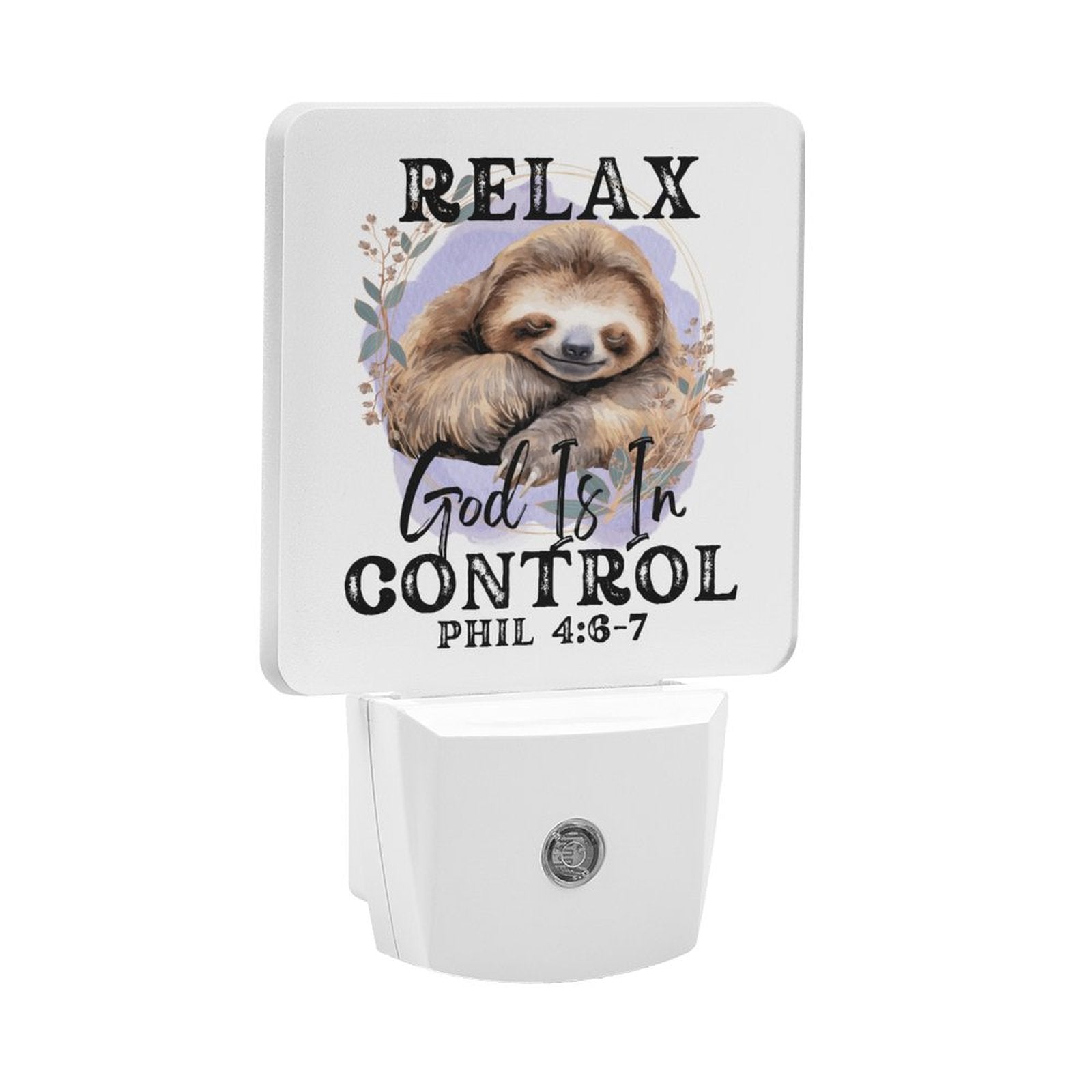 Relax He Is In Control Christian Night Light For Kids - ClaimedbyGodDesigns