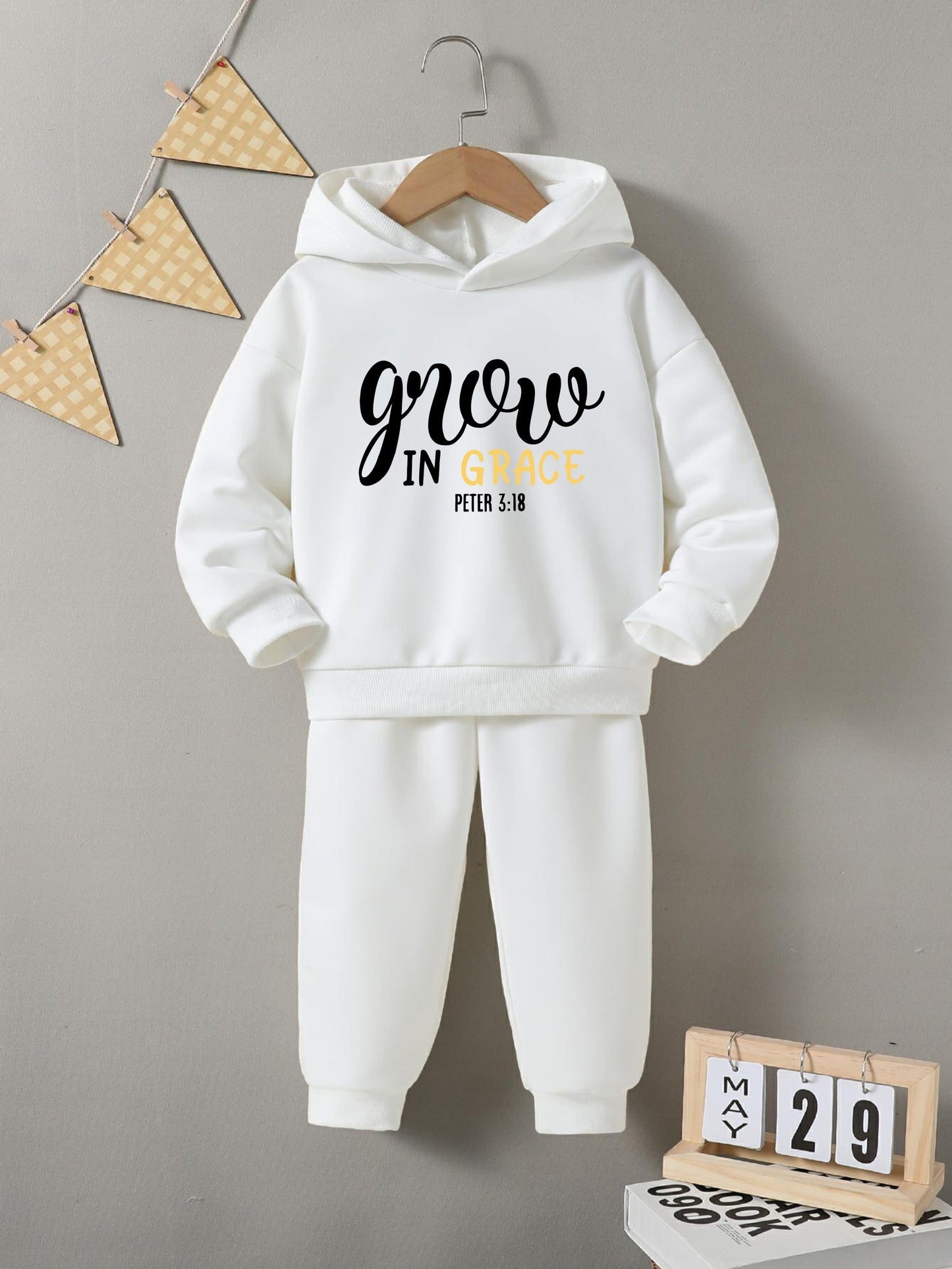 GROW IN GRACE Youth Christian Casual Outfit claimedbygoddesigns