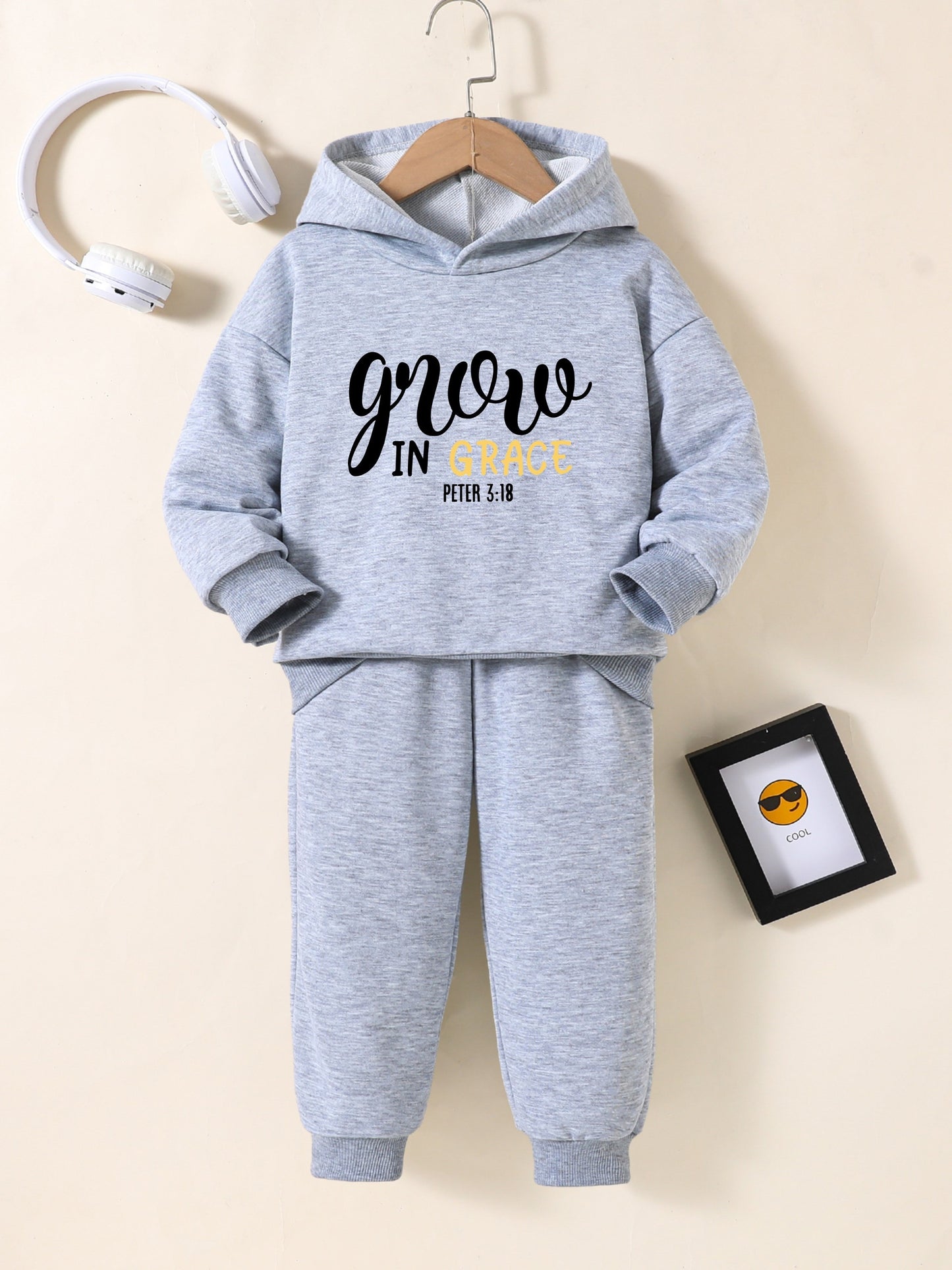 GROW IN GRACE Youth Christian Casual Outfit claimedbygoddesigns