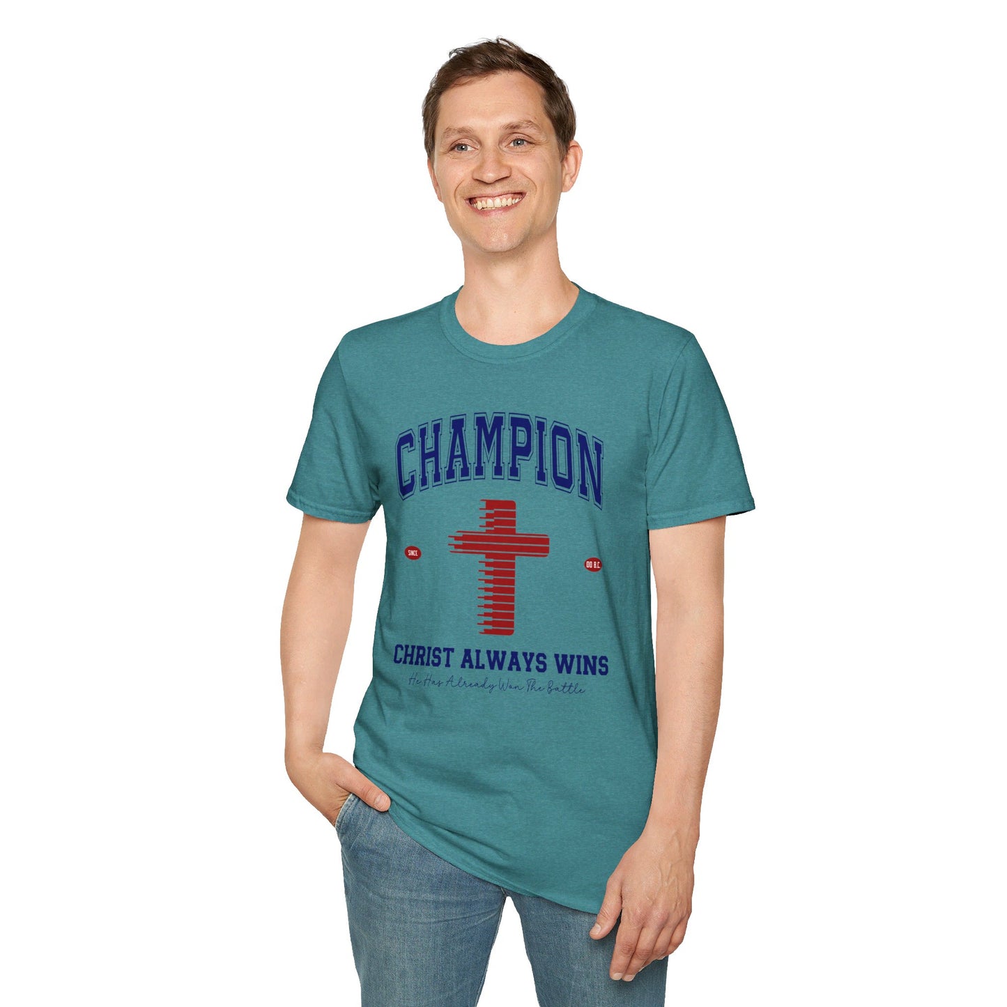 Champion Christ Always Wins Unisex Christian T-shirt