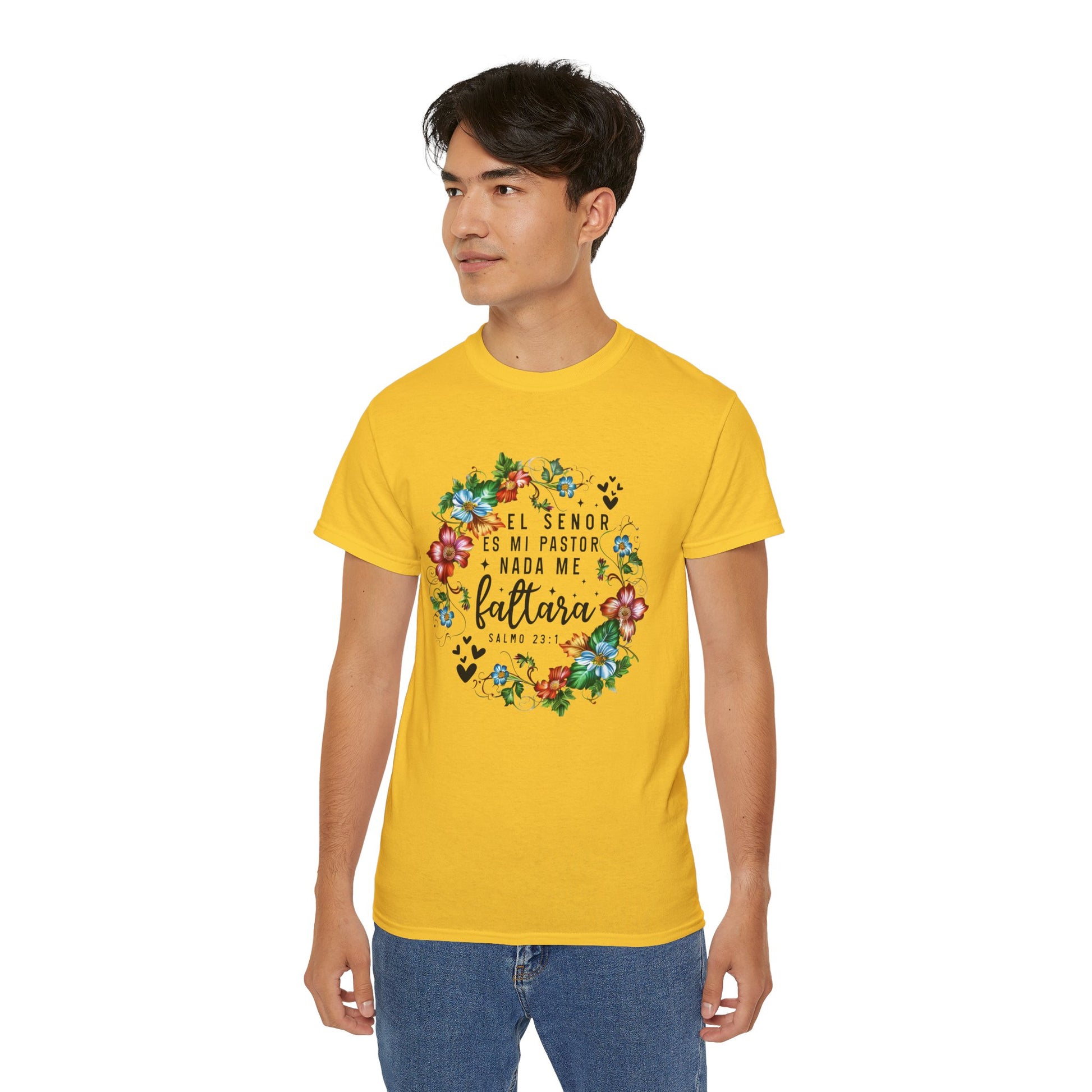 EL SENOR ES MI PASTO NADA ME FALTARA Christian Spanish Unisex T-shirt Printify