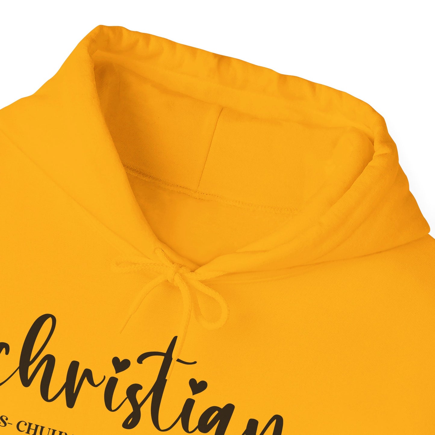 I Am A Christian Follower Of Christ  Unisex Christian Pullover Hooded Sweatshirt