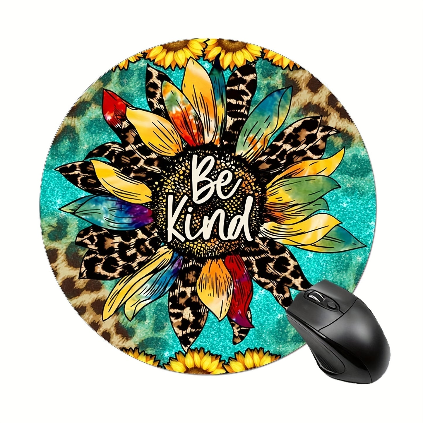 Be Kind Christian Computer Mouse Pad 7.8*7.8*0.12inch/ 19.81*19.81*0.3cm claimedbygoddesigns