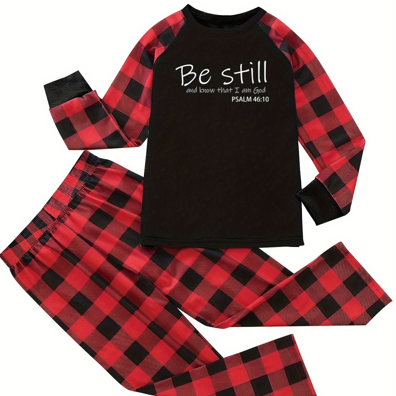 Be Still And Know That I Am God Plus Size Women's Christian Pajamas claimedbygoddesigns