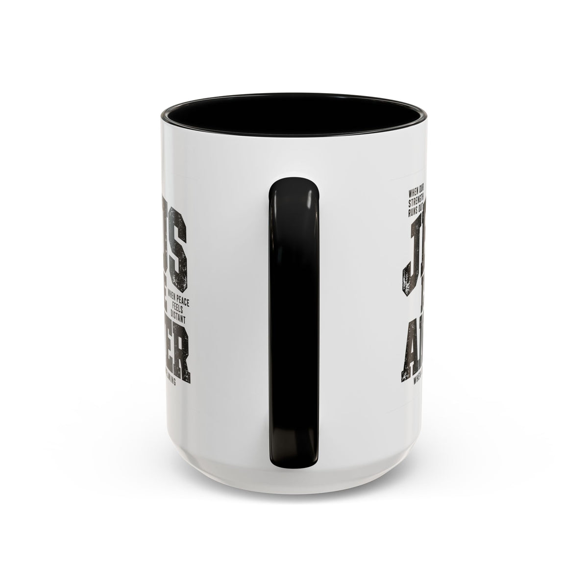 Jesus Is the Answer Christian Coffee Mug | Matthew 11:28