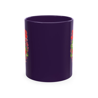 Ceramic Mug — "Jesus Sweetens My Life" Strawberry Faith Coffee Cup