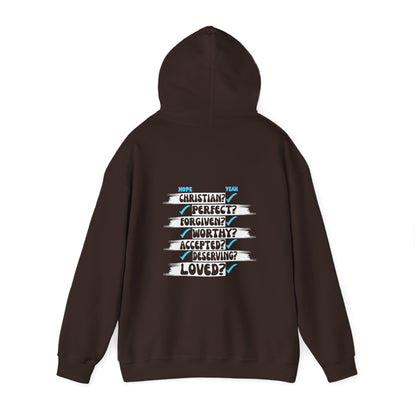 His Child Checklist Unisex Christian Hooded Pullover Sweatshirt