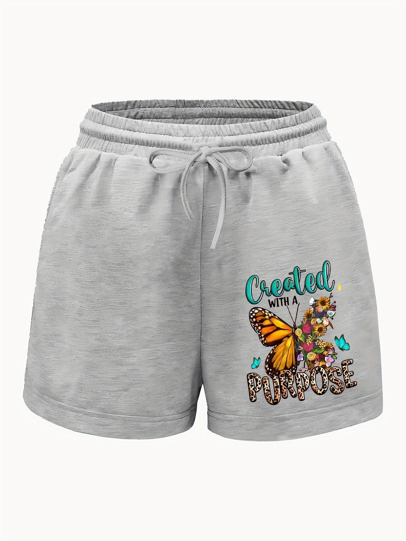 Created With A Purpose Women's Christian Shorts claimedbygoddesigns