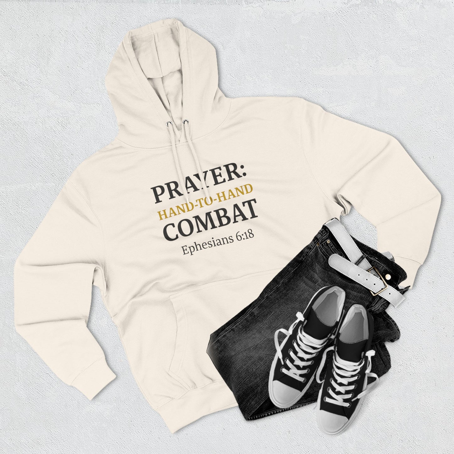 Inspirational Prayer Hoodie, Fleece Hoodie for Faith, Christian Gift, Casual Wear, Comfortable Style, Spiritual Quote Clothing - ClaimedbyGodDesigns