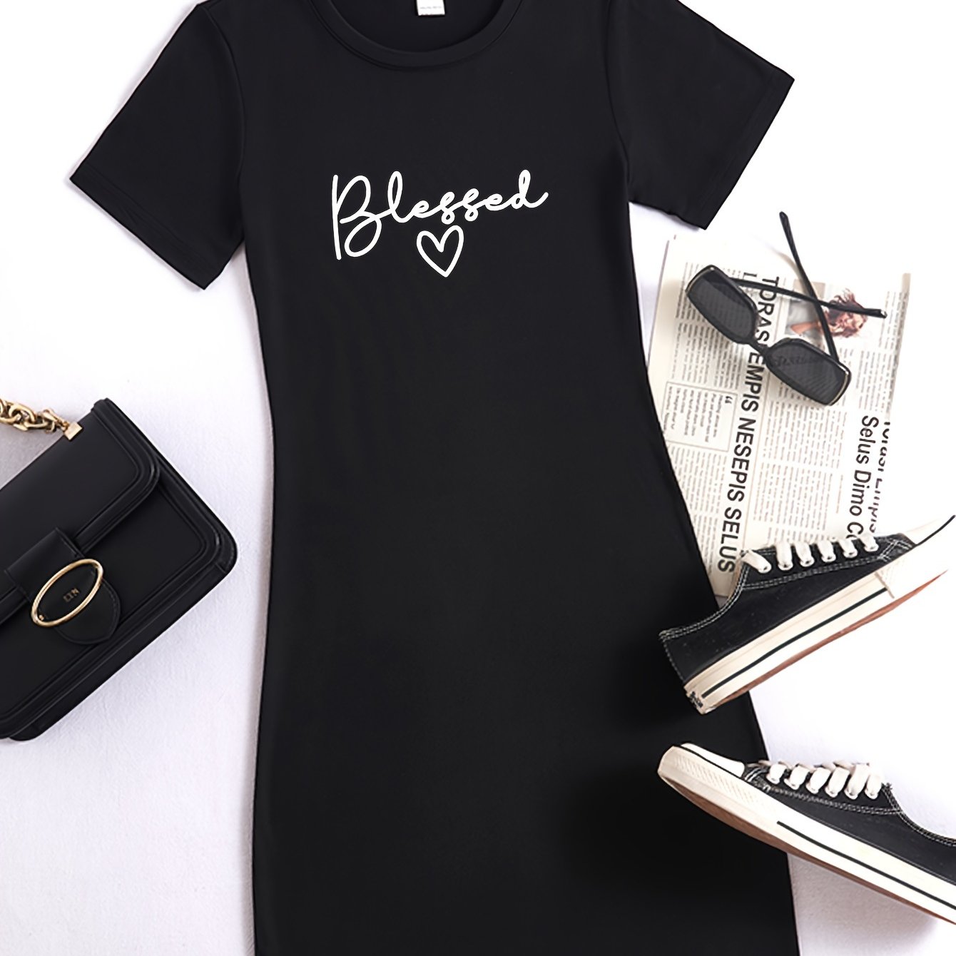 Blessed Women's Christian Casual Dress claimedbygoddesigns