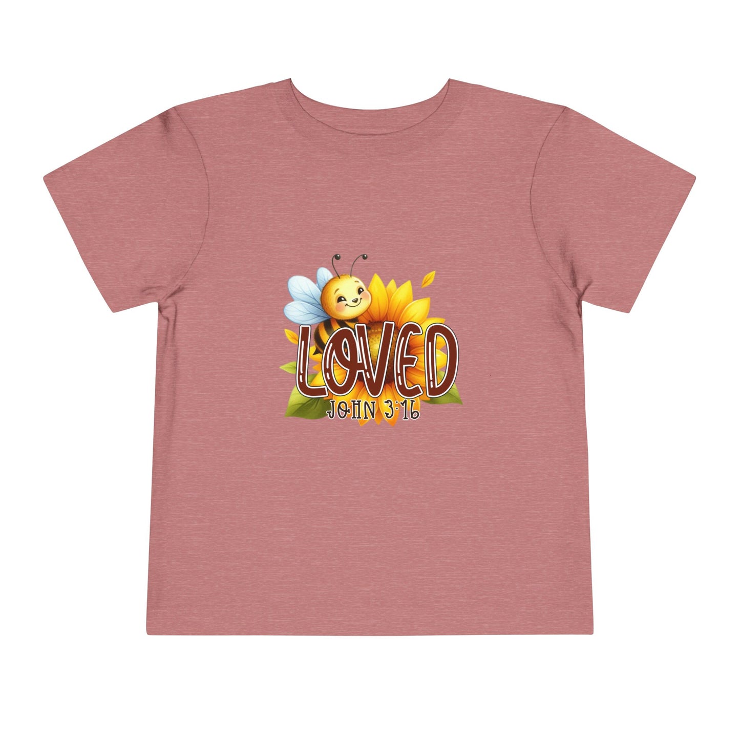 John 3:16 Loved Christian Toddler T-Shirt