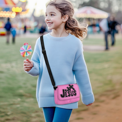 Jesus Christian Kids Flap Crossbody Bag