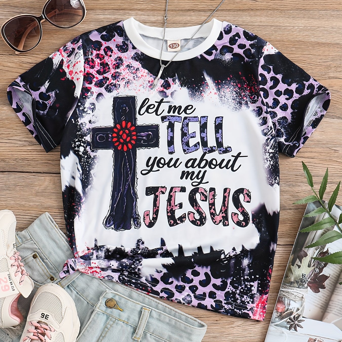 LET ME TELL YOU ABOUT My JESUS Youth Christian T-shirt claimedbygoddesigns