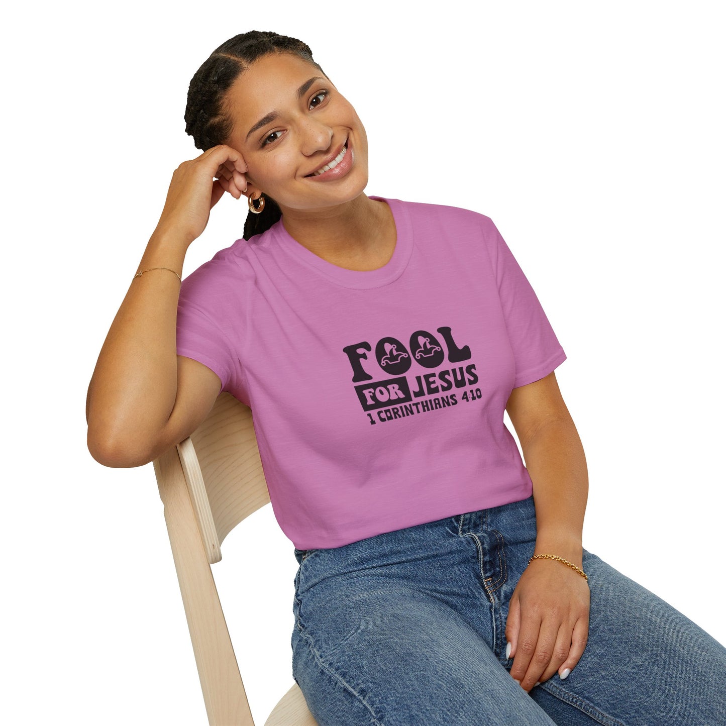 Fool For Jesus Funny Unisex Christian T-shirt