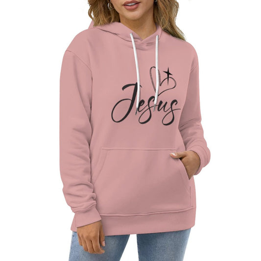 Jesus He Roared Like A Lion But Bled As A Lamb Women's Christian Pullover Hooded Sweatshirt