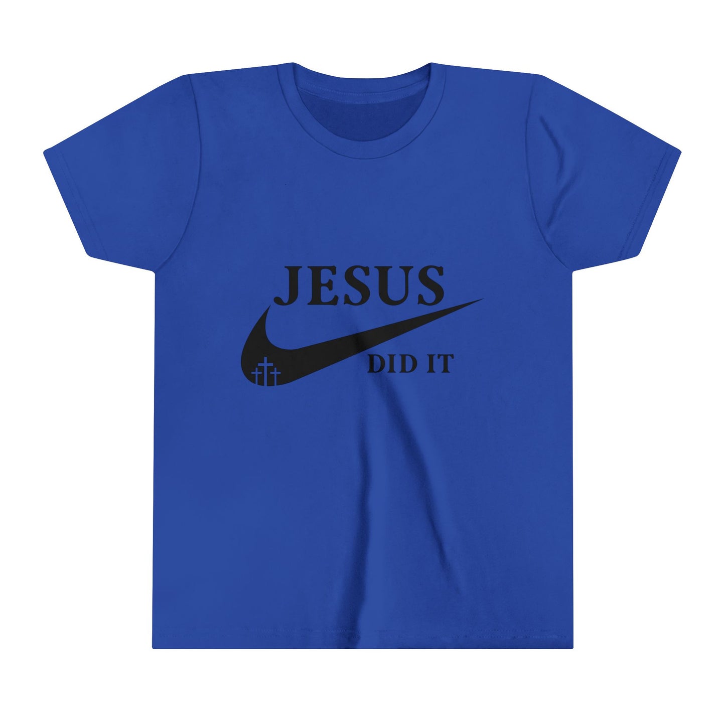 JESUS Did It (nike reference) Youth Christian T-shirt