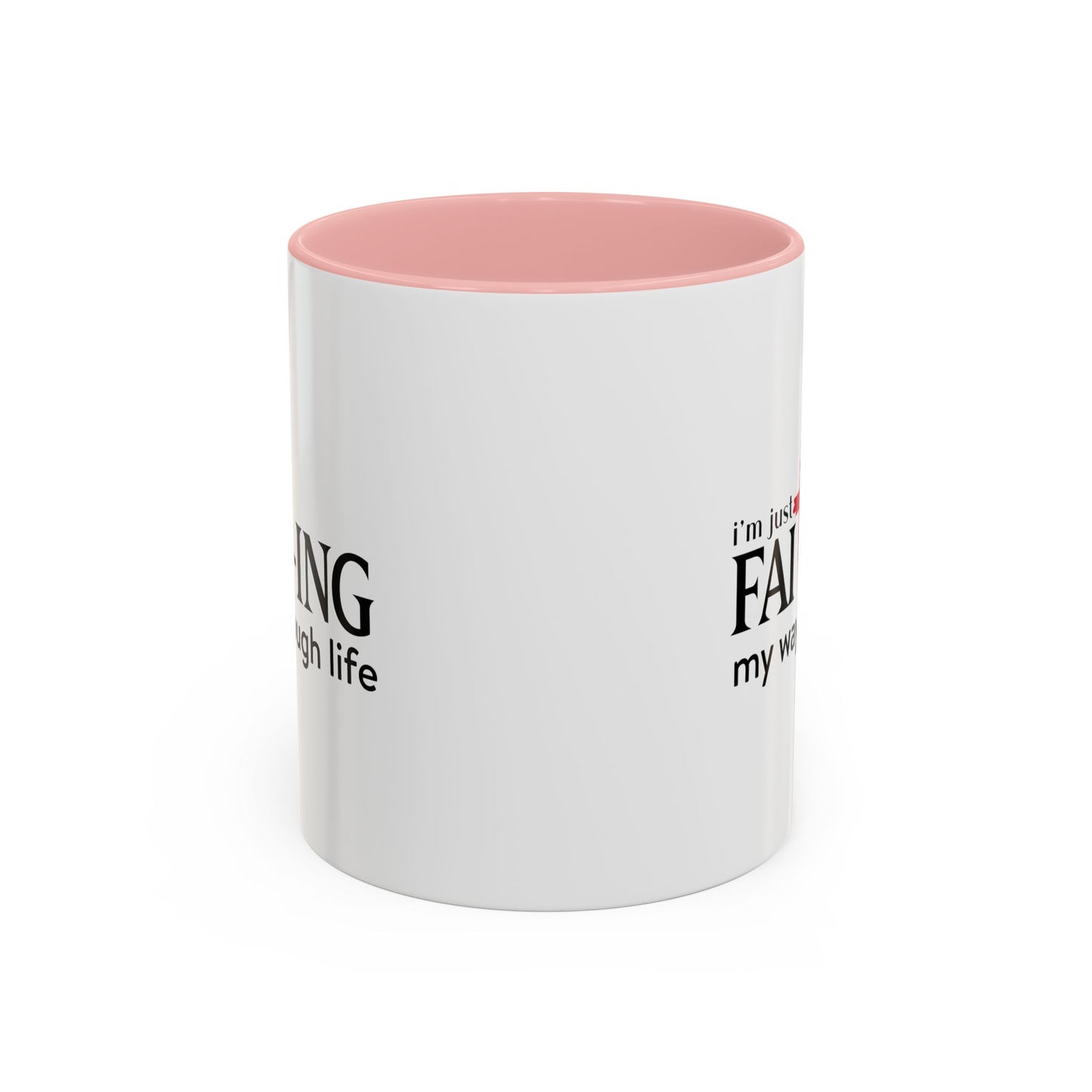 Faith-Inspired Coffee Accent Mug - Motivational Drinkware for Daily Inspiration