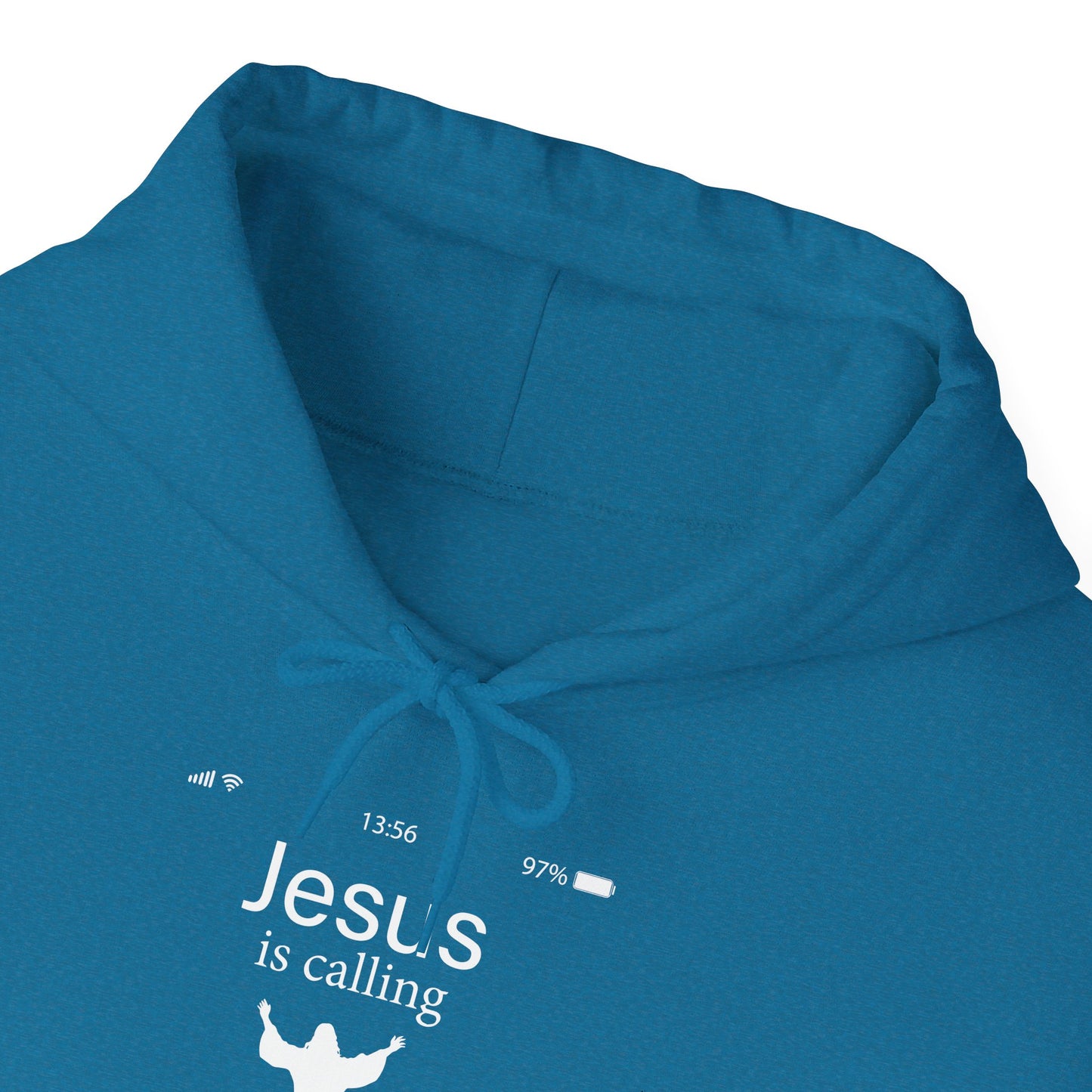 Jesus Is Calling And I Must Go Bible Emergency Numbers Funny  Unisex Christian Hooded Pullover Sweatshirt