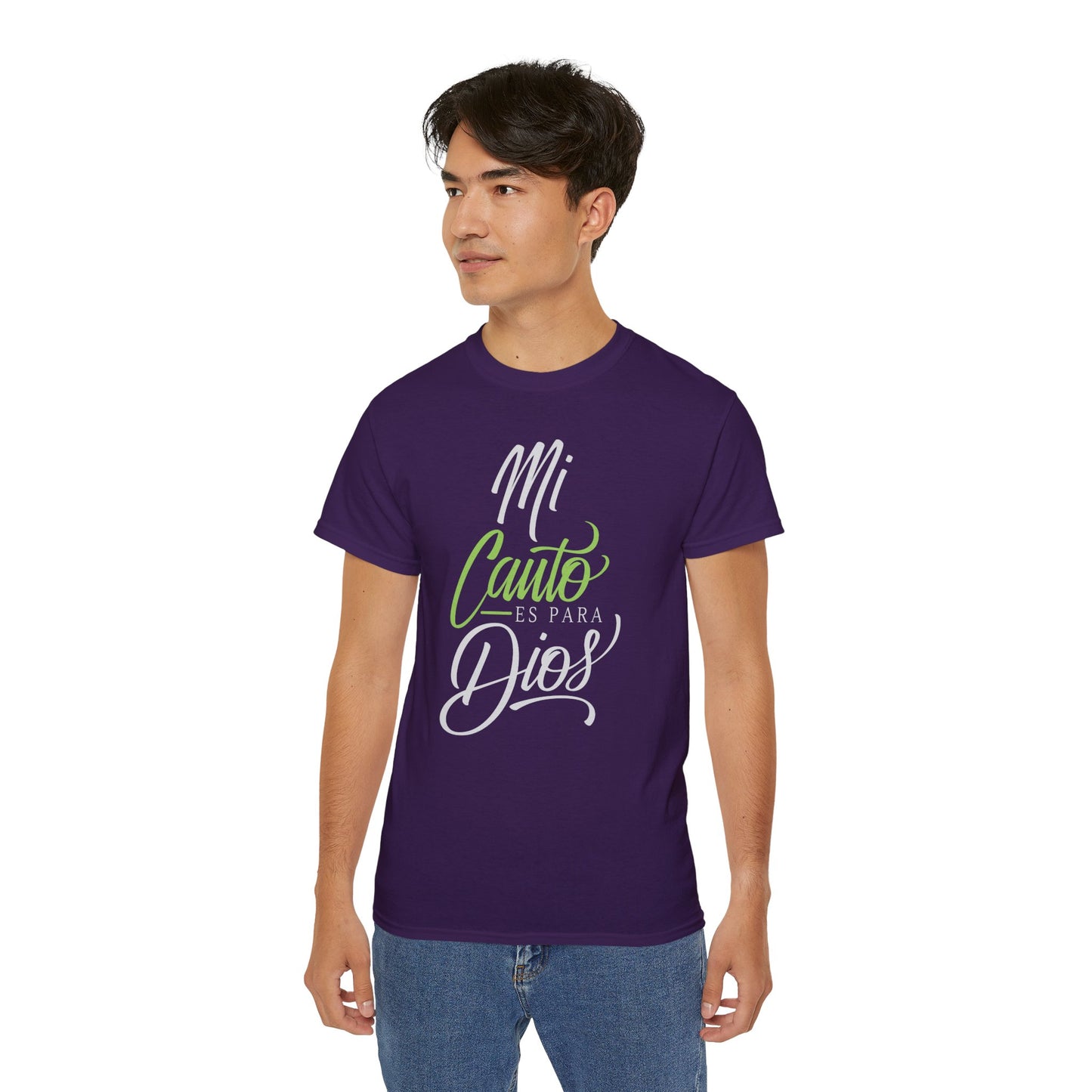 MI CANTO ES PARA DIOS Christian Spanish Unisex T-shirt Printify