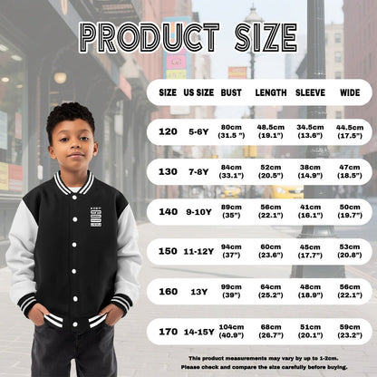 Keep Him First Christian Children's Letterman Jacket - ClaimedbyGodDesigns