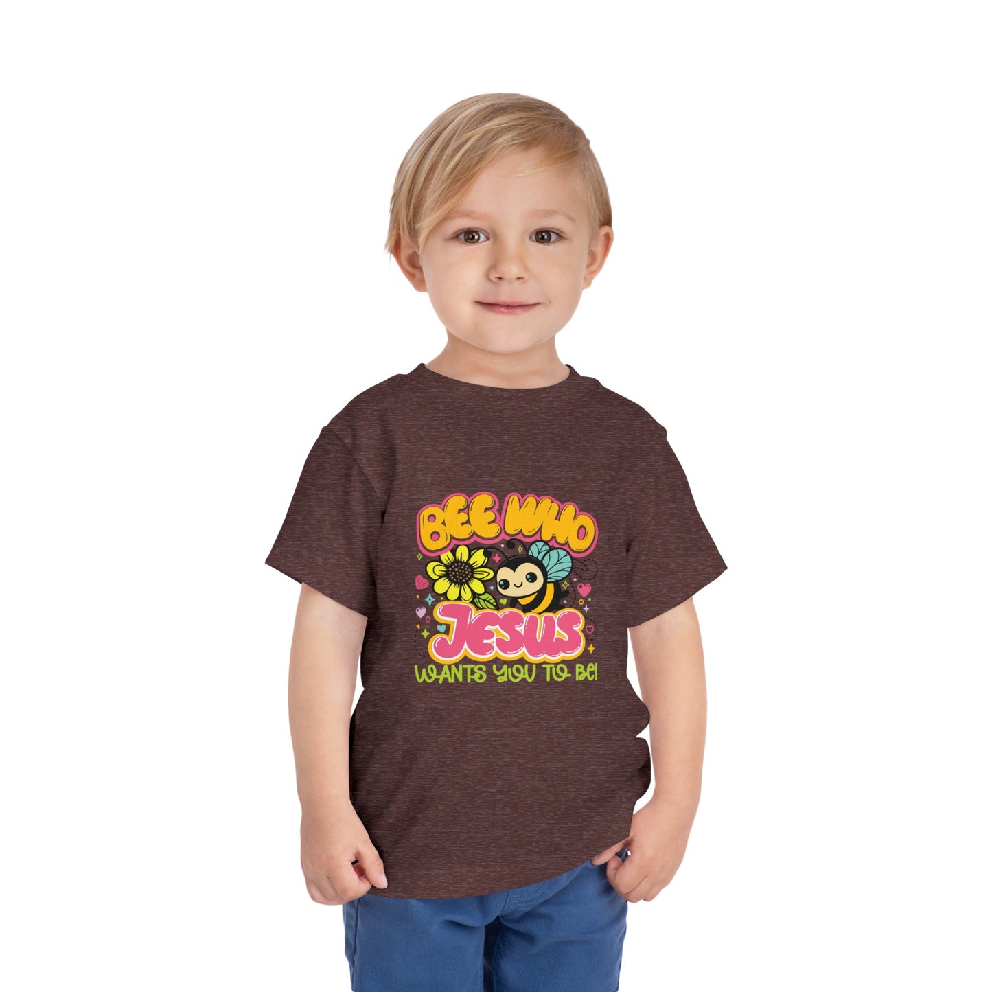 Bee Who Jesus Wants You To Be  Christian Toddler T-Shirt