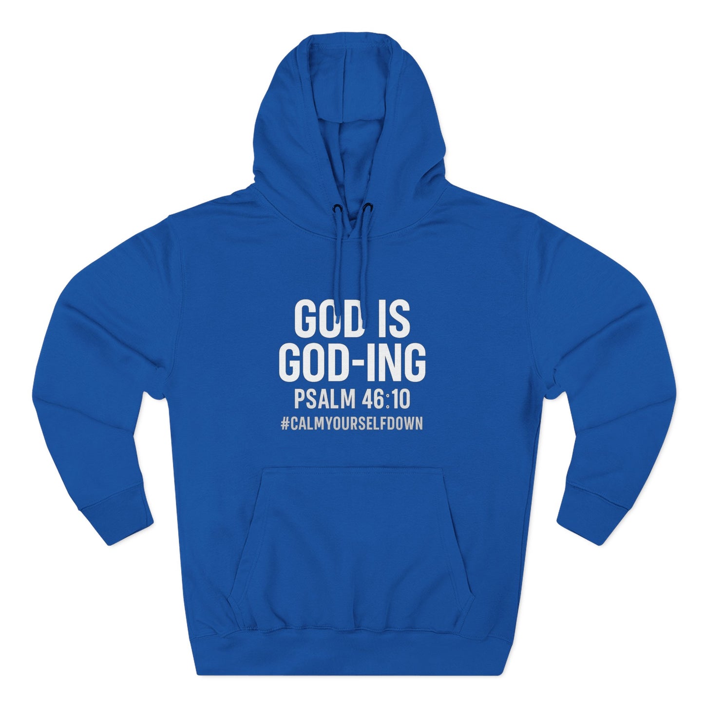 Faith - Inspired Fleece Hoodie | God is Good, Psalm 46:10, Cozy Gift, Spiritual Apparel, Inspirational Hoodie, Everyday Wear - ClaimedbyGodDesigns
