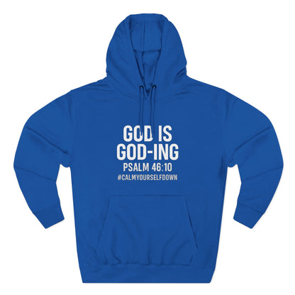 Faith - Inspired Fleece Hoodie | God is Good, Psalm 46:10, Cozy Gift, Spiritual Apparel, Inspirational Hoodie, Everyday Wear - ClaimedbyGodDesigns
