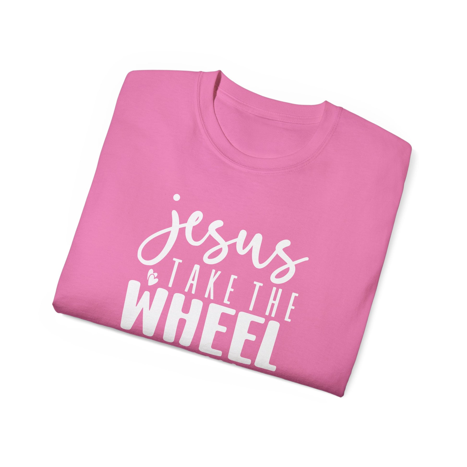 Jesus Take The Wheel Funny Unisex Christian Ultra Cotton Tee Printify