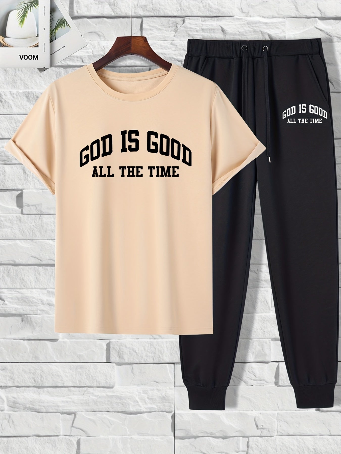 GOD IS GOOD Men's Christian Casual Outfit claimedbygoddesigns