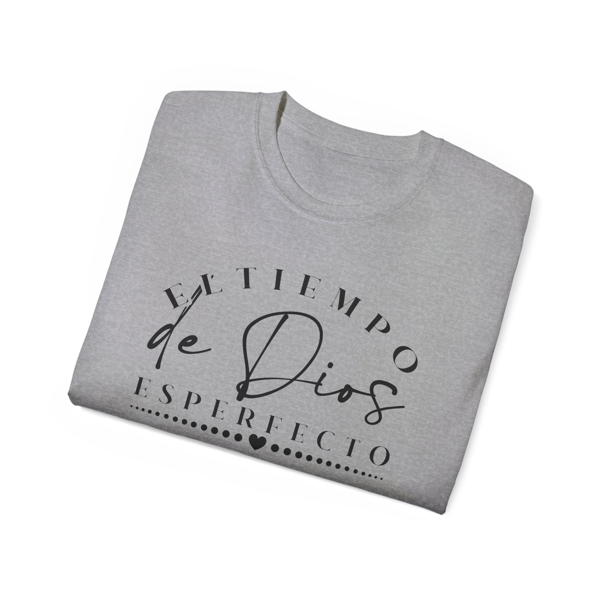 EL TIEMPO DE DIOS ES PERFECTO Christian Spanish Unisex T-shirt Printify