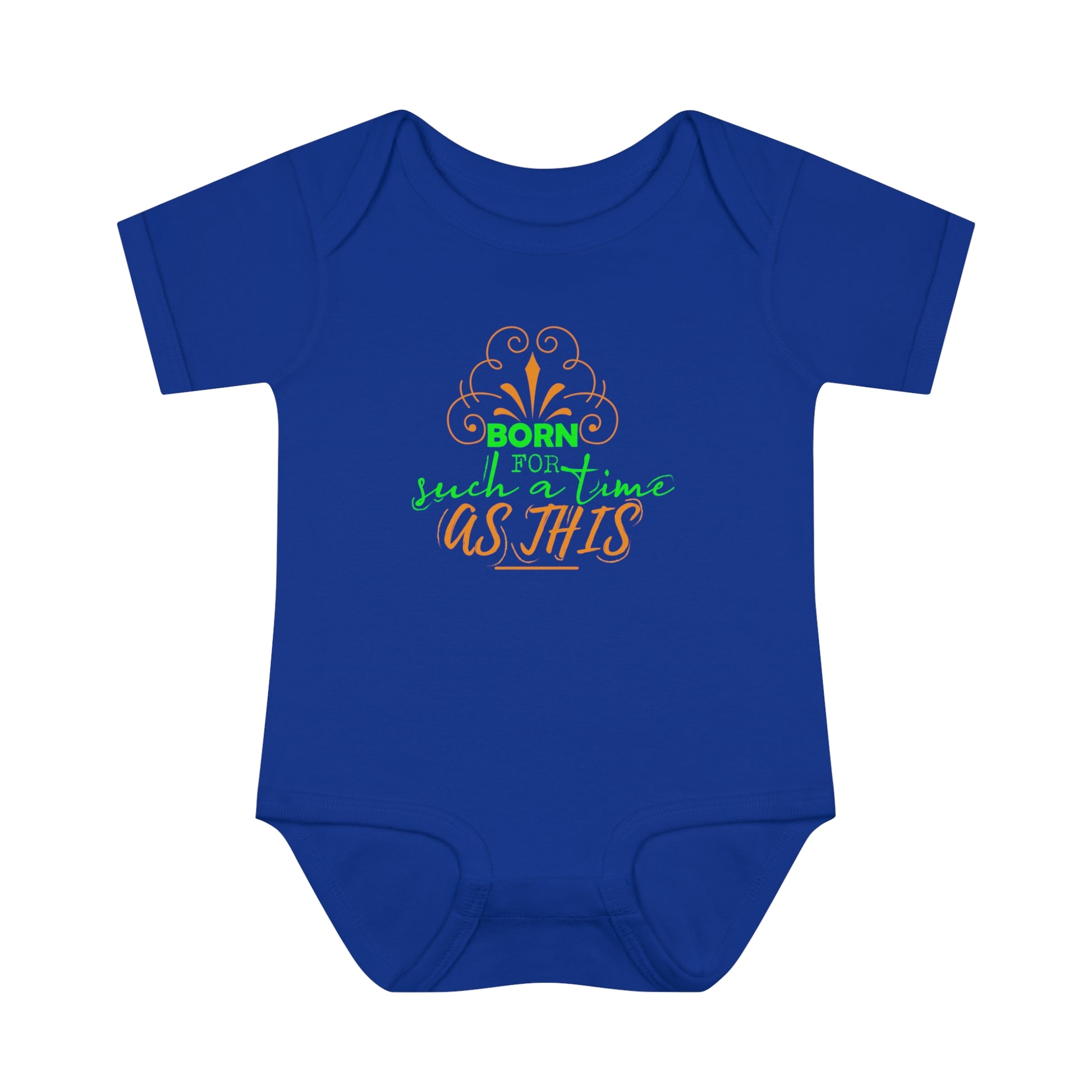 Born For Such A Time As This Christian Baby Onesie Printify