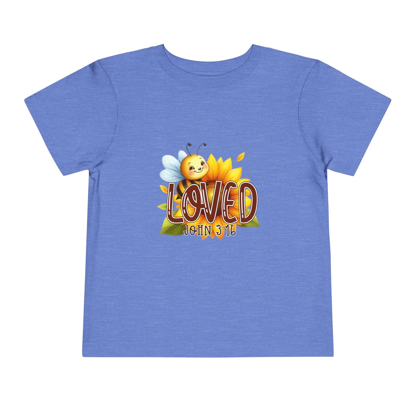 John 3:16 Loved Christian Toddler T-Shirt