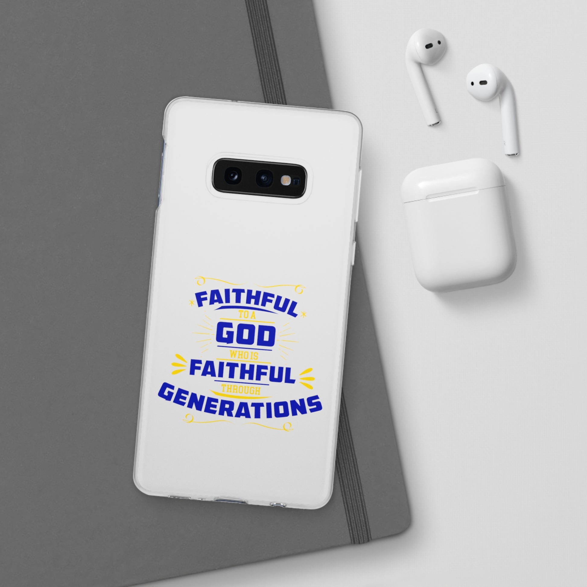 Faithful To A God Who Is Faithful Through Generations Flexi Phone Case Printify