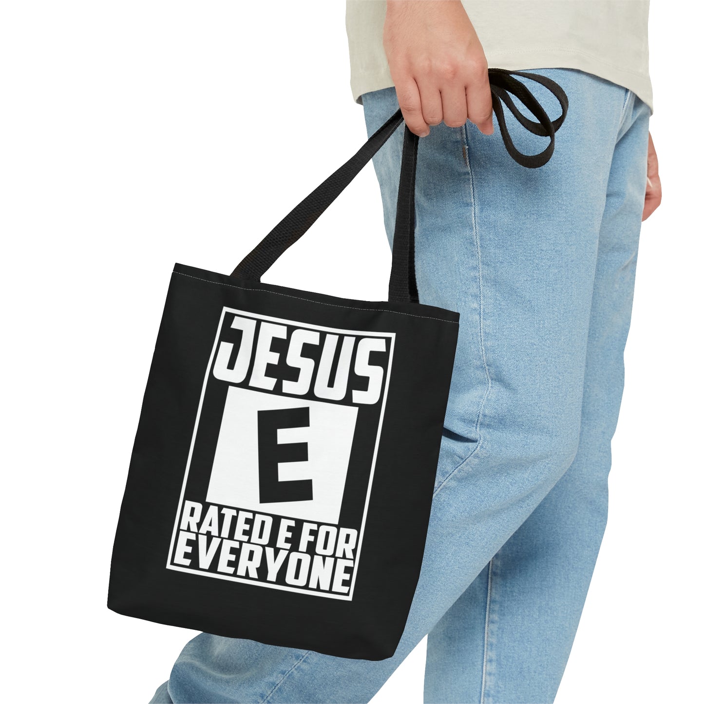 Jesus Rated E For Everyone Christian Tote Bag Printify