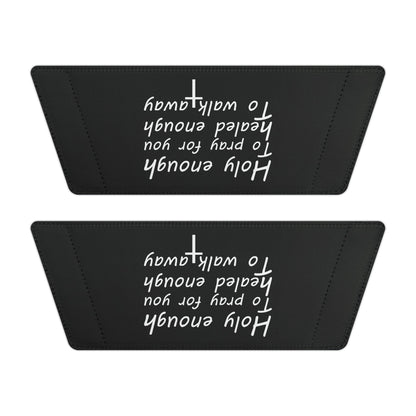 Motivational Men's Christian Removable-Strap Sandals - 'Holy Enough'