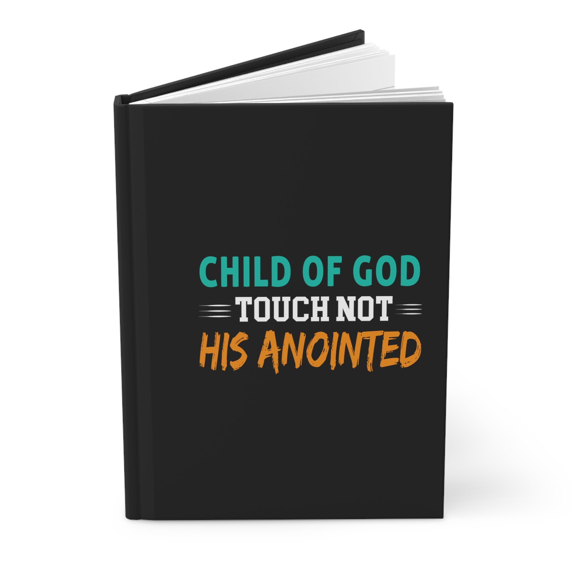 Child Of God Touch Not His Anointed Christian Hardcover Journal Matte Printify
