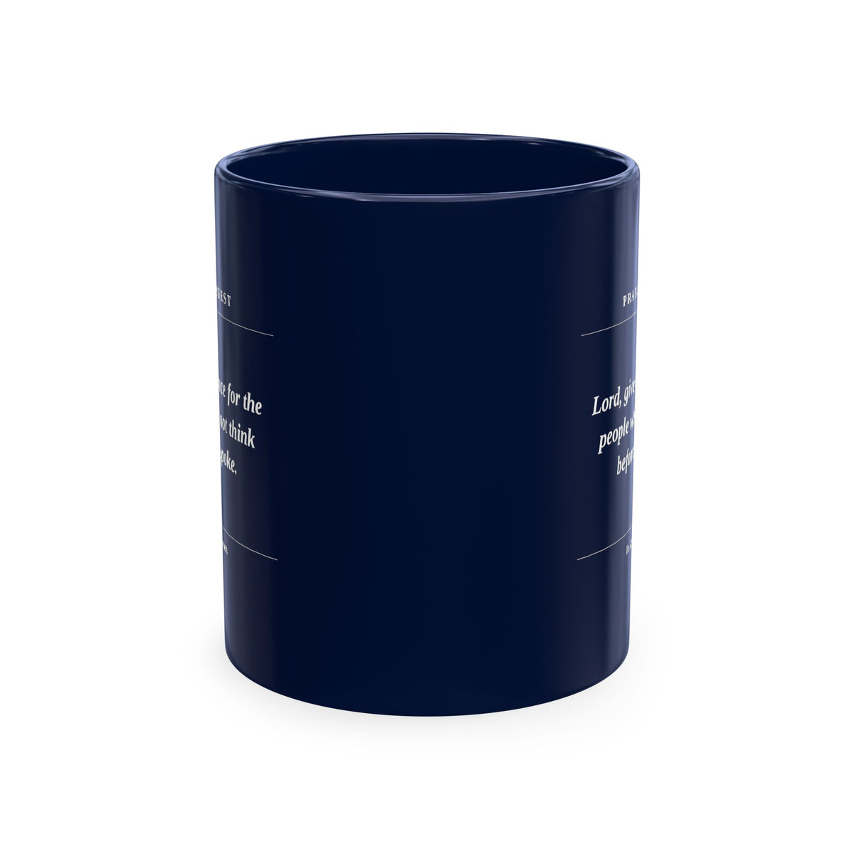 Ceramic Prayer Request Mug— ‘Lord, Give Me Grace’ Inspirational Coffee Cup