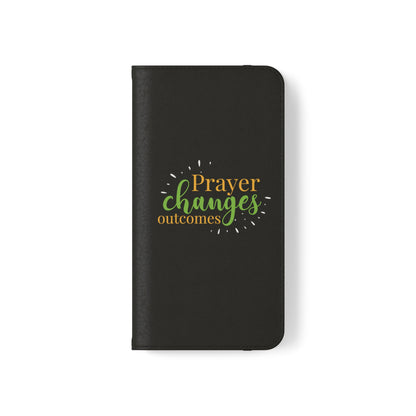 Prayer Changes Outcomes Phone Flip Cases - ClaimedbyGodDesigns