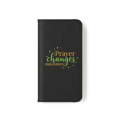 Prayer Changes Outcomes Phone Flip Cases - ClaimedbyGodDesigns