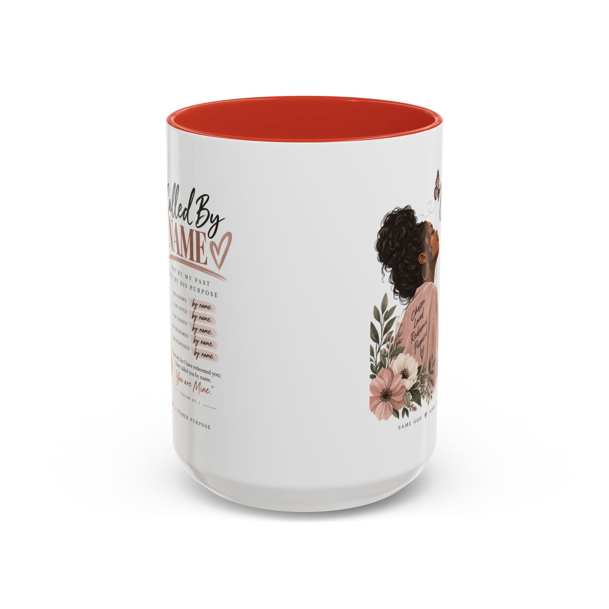 Called By Name Coffee Mug — Inspirational Christian Gift for Her (11/15oz)