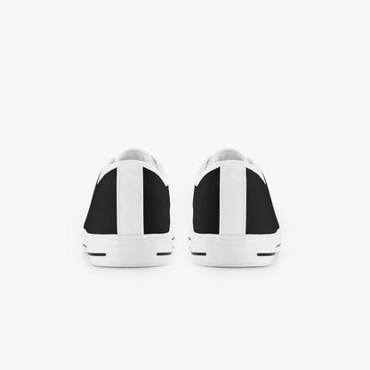 Powered By Prayer Christian Kid’s Low - Top Canvas Shoes - ClaimedbyGodDesigns