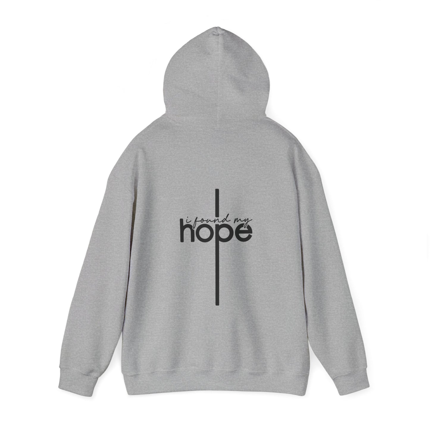 Jesus I Found My Hope  Unisex Christian Hooded Pullover Sweatshirt