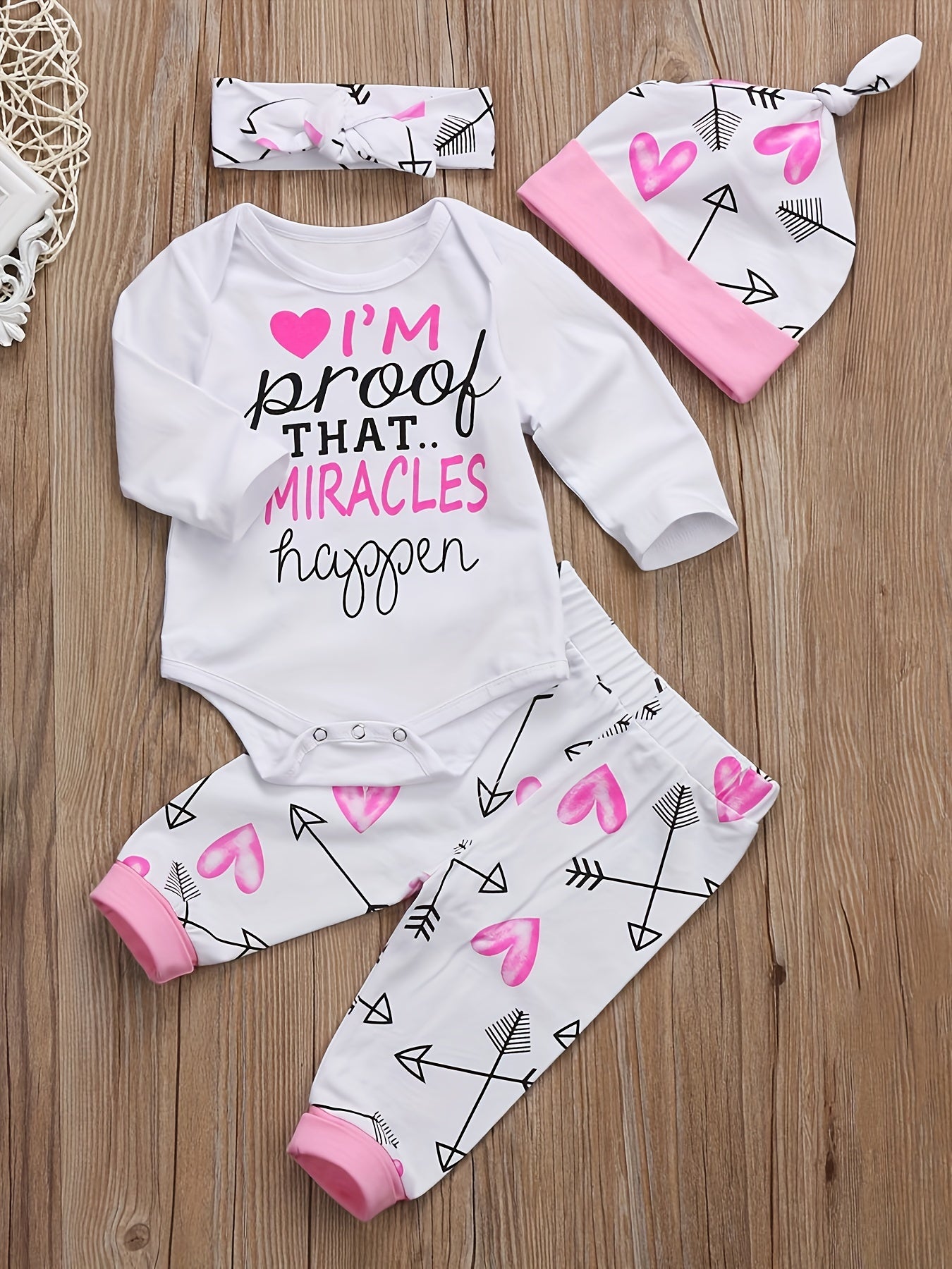 I'm Proof That Miracles Happen Christian Toddler Casual Outfit claimedbygoddesigns